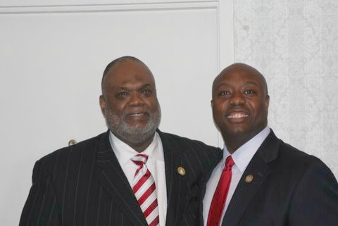 Pastor_Joe_Ellison_with_Congressman_Tim_Scott