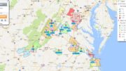 Refugee Resettlement Map of Virginia