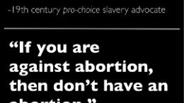 against slavery dont own a slave