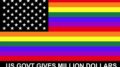 USA GAY FLAG