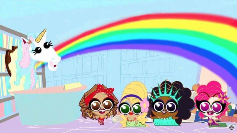 Animated drag queens