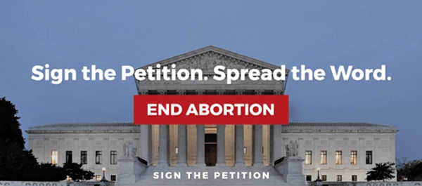 please read, pray for the end of abortion, and sign the full