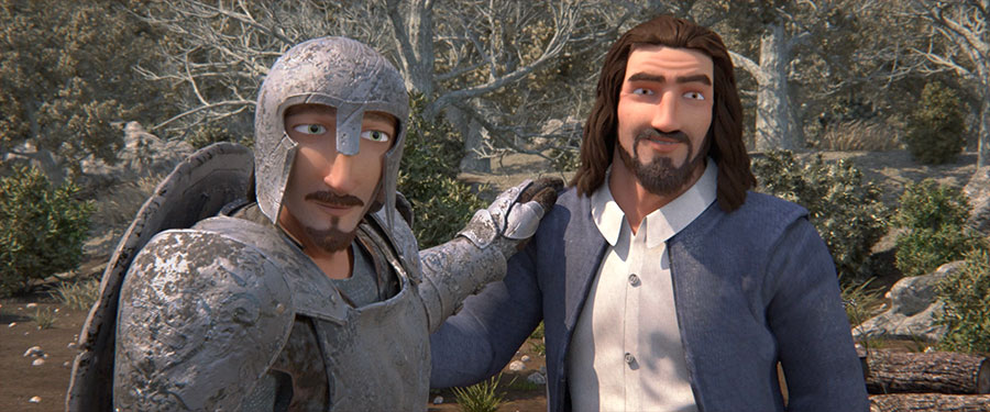 Evangelist meets Christian Pilgrim's Progress