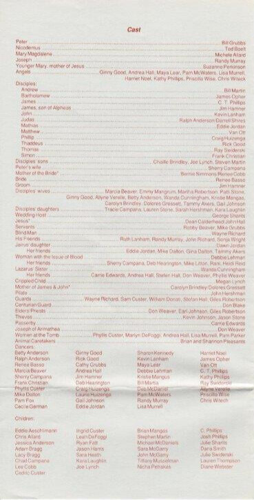 Masters Plan Cast 1990