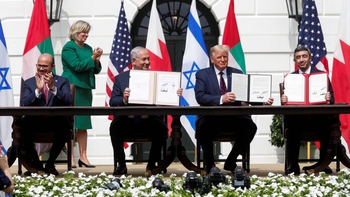 Israel recognized by Bahrain and UAE at the White House