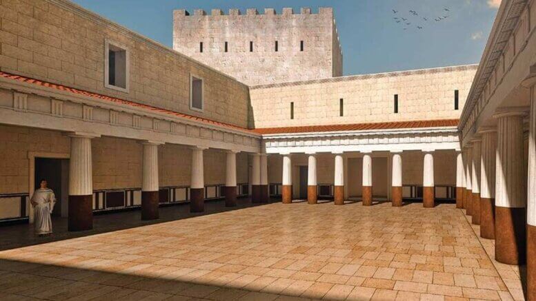 Coortyard at Machaerus