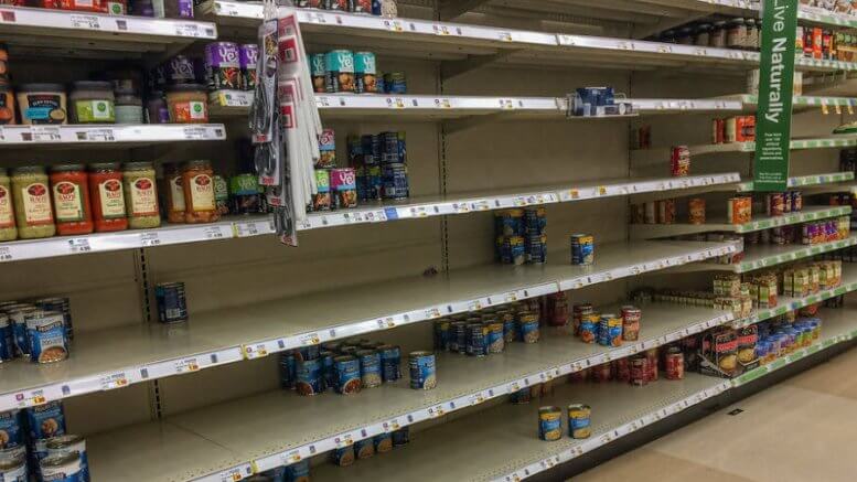 food shortages