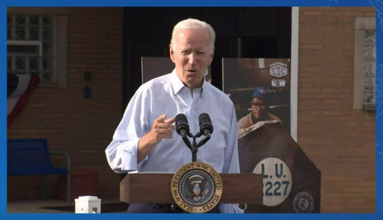 Potus Joe Biden Labor Day 2022