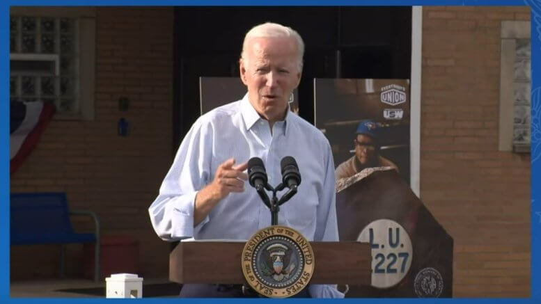 Potus Joe Biden Labor Day 2022