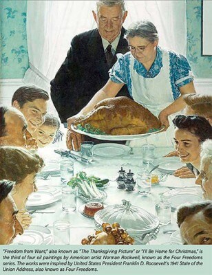 Norman Rockwell Thanksgiving