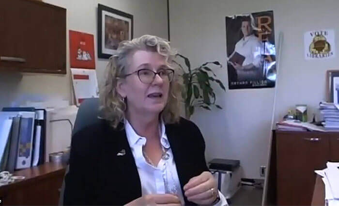 Pro-LGBT library director