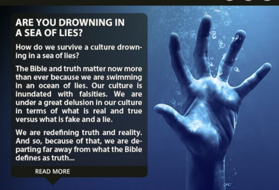 How do we survive a culture drowning in a sea of lies