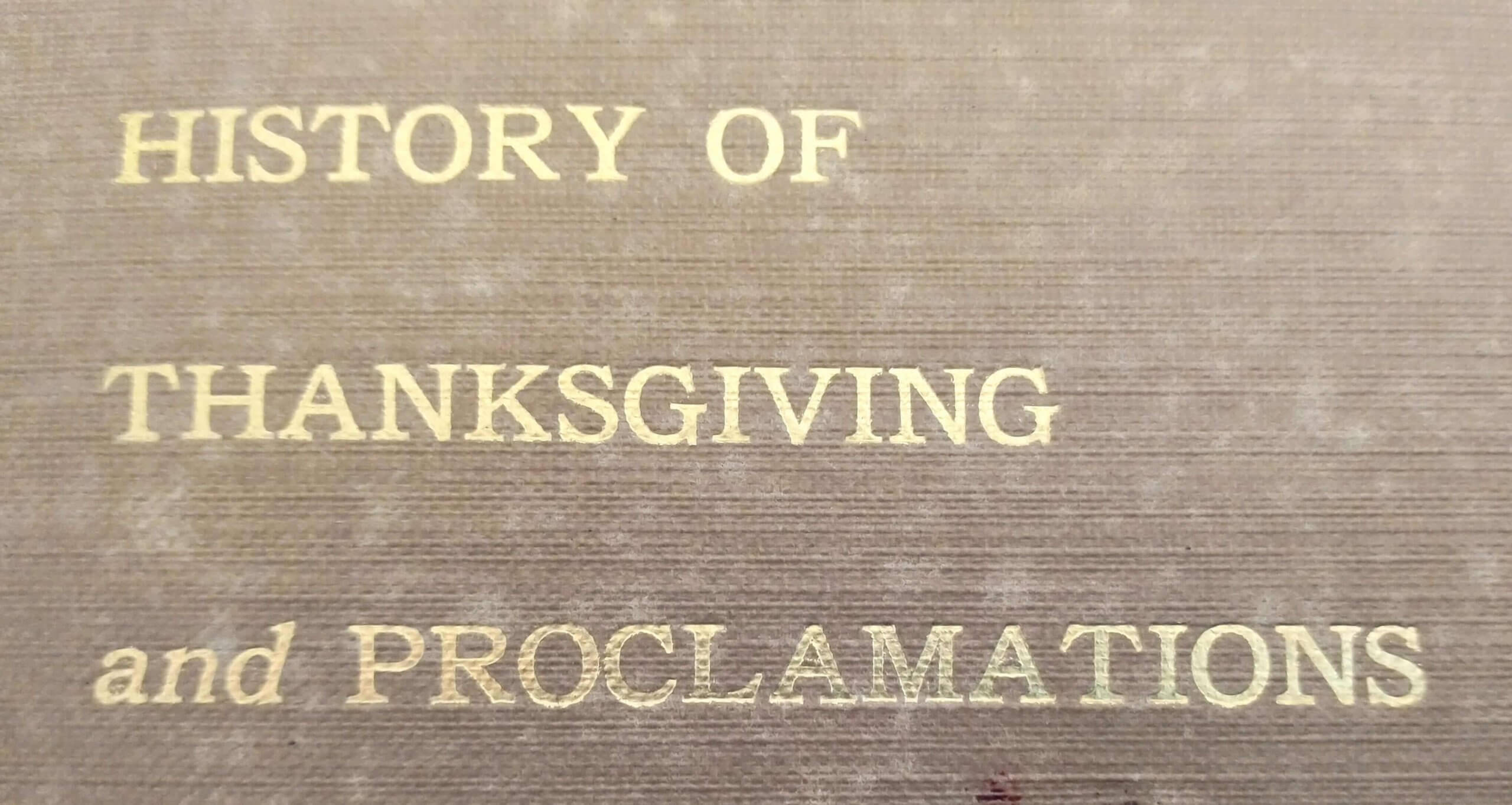 Jefferson and Thanksgiving