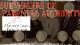 Albemarle County Schools power grab