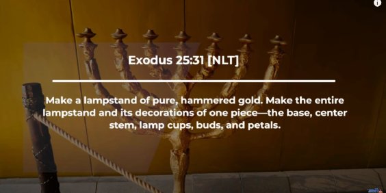 Tabernacle Golden Lampstand