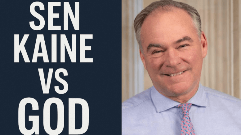 Sen Kaine vs God
