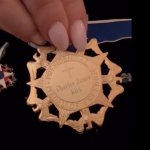 Charlie Kirk Medal of Freedom cross