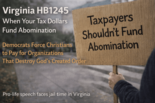 HB 1245 Tax Dollars funding abomination
