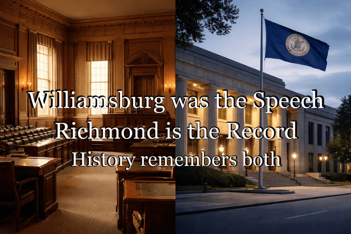 Gov. Spanberger Spoke in Williamsburg. Her Record Lives in Richmond.