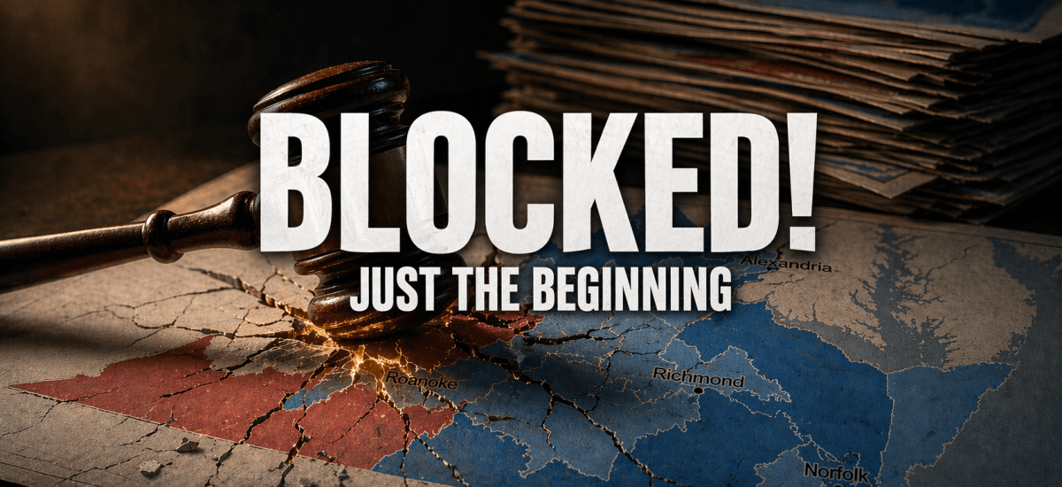 Virginia redistricting amendment blocked — judge's gavel on cracked congressional map