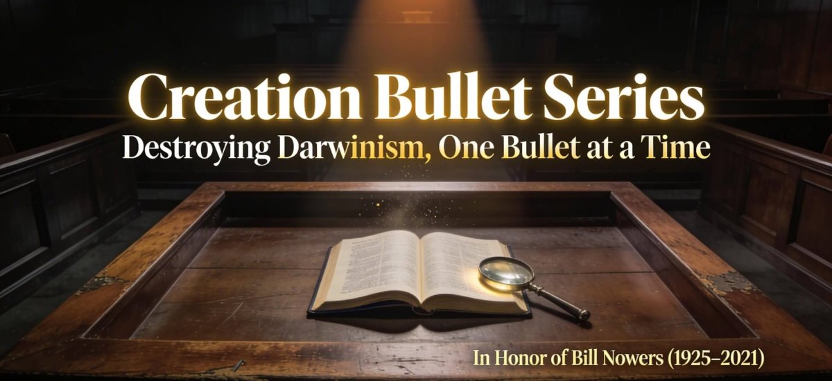 Creation Bullet Series: Destroying Darwinism, One Bullet at a Time