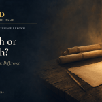 KAVOD Article 6 graphic reading “Yahweh or Jehovah? Understanding the Difference,” with the Hebrew letters YHWH.